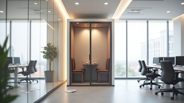 Optimisez votre espace de travail avec une cabine acoustique bureau